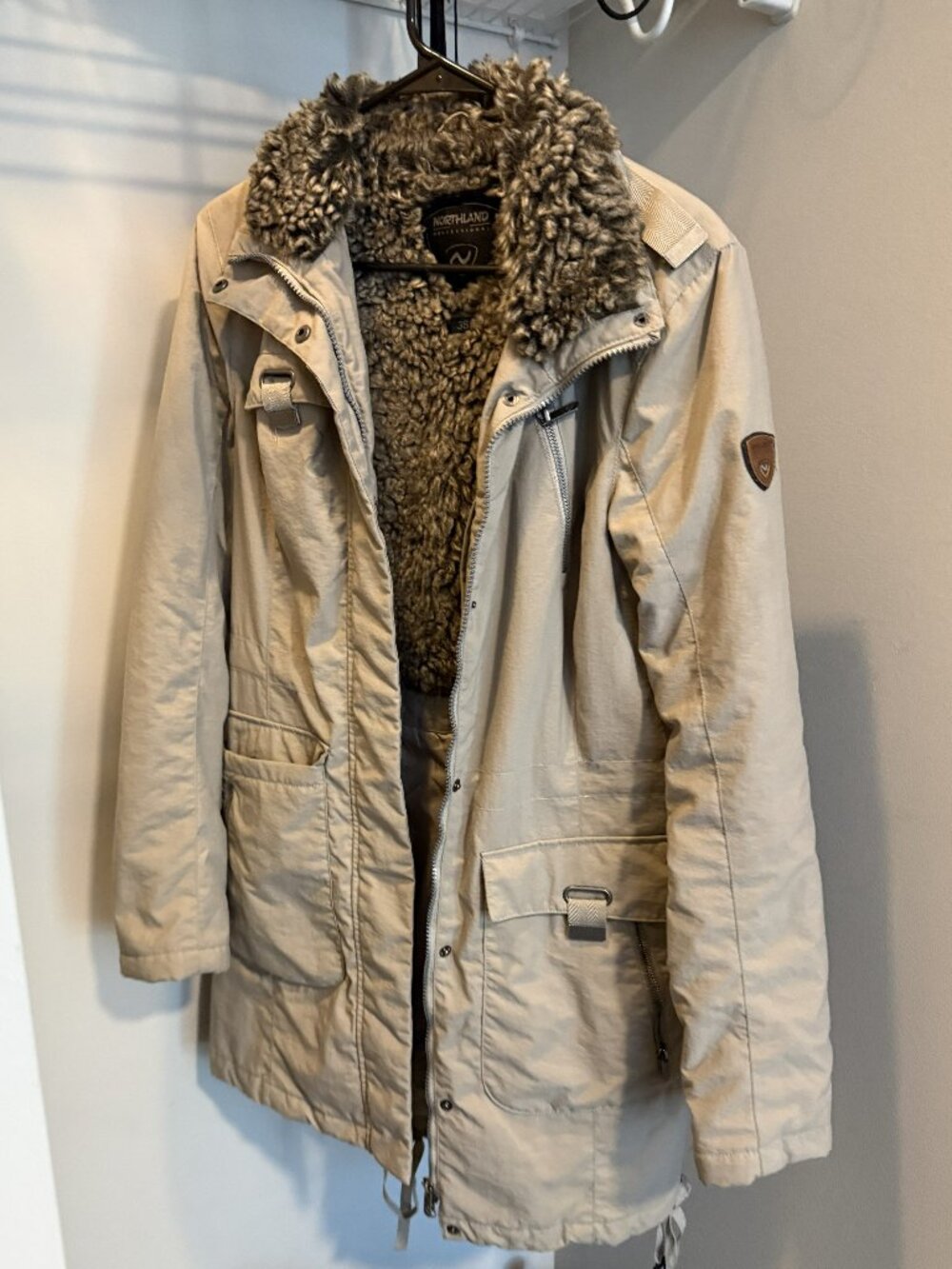Northland Professional Women’s Winter Parka Jacket - Beige